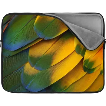 pouzdro na notebook Sablio Obal na notebook Barevné peří - 13"