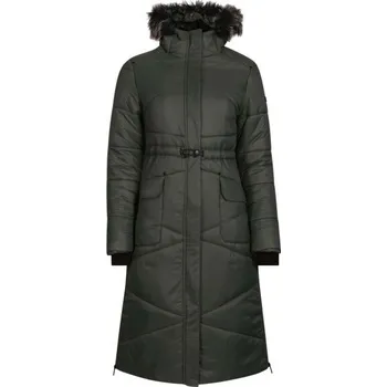 Dámský kabát Dámský zateplený kabát ALPINE PRO OMUNA XL Khaki