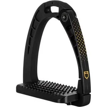 Třmeny bezpečnostní Equestro Junior New Edition, černé