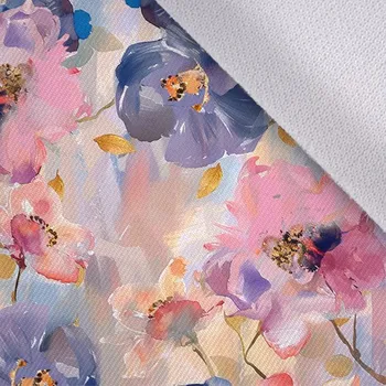 Jarní softshell premium jarní květiny pastel malovaný