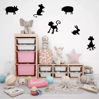 samolepka Sablio Samolepka na zeď: Zvířátka 6ks