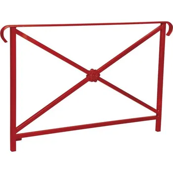 Zábradlí Procity Zábradlí Héritage, délka 1500 mm, dvě madla, jednoduchý kříž s růžicí, barva vínová RAL3004