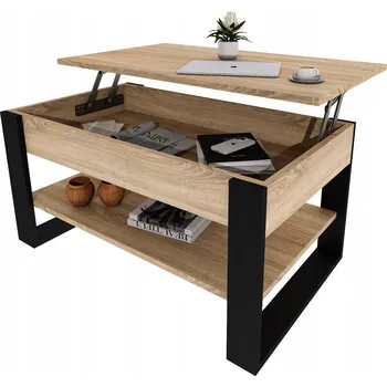 Konferenční stolek Konferenční stolek möbelkap obdélníkový 92 x 54,2 x 45 cm dub sonoma