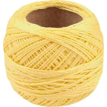 Příze Vyšívací příze Perlovka Niťárna, barva 1132 lime