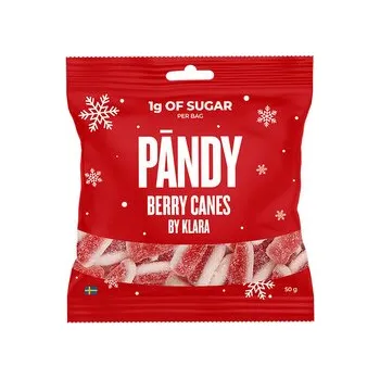 Bonbon Pandy Candy 50 g berry canes (jahoda-vanilka)