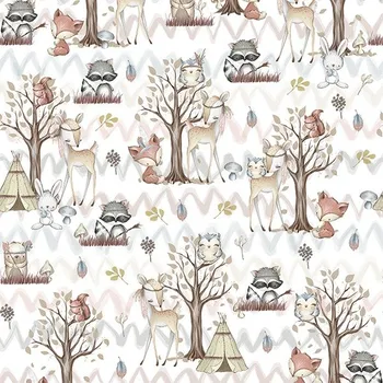 Šusťákovina se zátěrem forest/les bílý