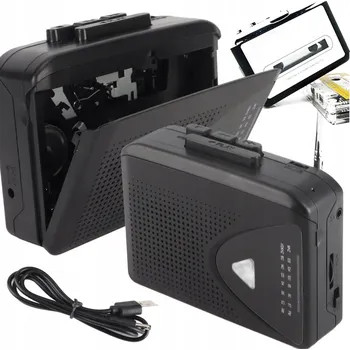 Radiomagnetofon RÁDIO S FM/AM, STEREO KAZETOVÝ PŘEHRÁVAČ – PŘEVOD KAZET DO MP3