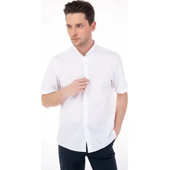 Pánská košile Strečová košile V pohodlném střihu 173501