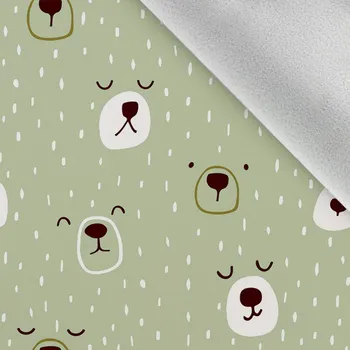 Látka softshell zimní Teddy čumáky jiné