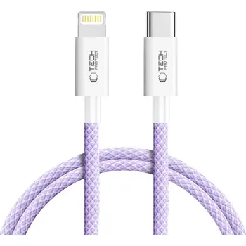 Datový kabel Lightning / USB-C kabel Tech-Protect UltraBoost Lite PD27W/3A 1m - Mauve
