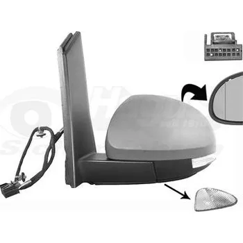 Auto zrcátko Vnější zpětné zrcátko VAN WEZEL 5776827