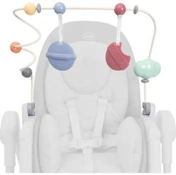 Dětské zboží CHICCO Hrazdička Rainbow na jídelní židličku Polly Armonia