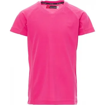 Chlapecké tílko Payperwear Dětské technicko-sportovní tričko Runner s raglánovými rukávy Barva: růžová fluorescetní, Velikost: 5-6 let