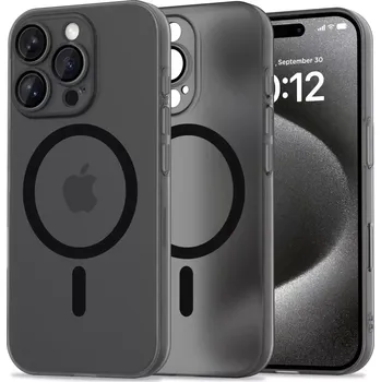 Pouzdro na mobilní telefon Pouzdro Tech-Protect MagSlim MagSafe iPhone 16 Pro - Matte / Black