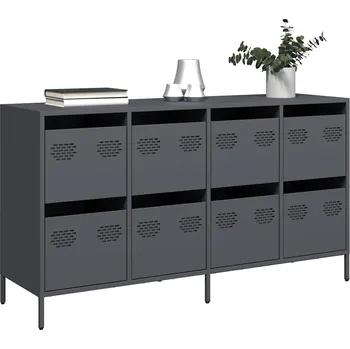 Organizace kuchyně zahrada-XL Příborník antracitový 135x39x73,5 cm ocel válcovaná za studena 3307169