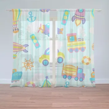 Záclona Sablio Záclony Autíčka: 2ks 150x250cm