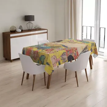 ubrus Sablio Ubrus Dáma s vějířem - Gustav Klimt - 130x170 cm