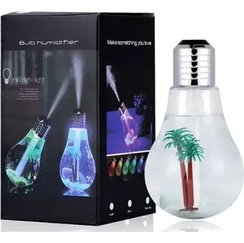 Aroma difuzér Aroma difuzér s LED osvětlením ve tvaru žárovky