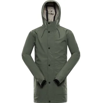 Pánský nepromokavý kabát s membránou ptx ALPINE PRO PERFET zelená L