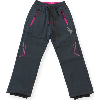 xcena Dívčí vyteplené softshellové tepláky Velikost: 104