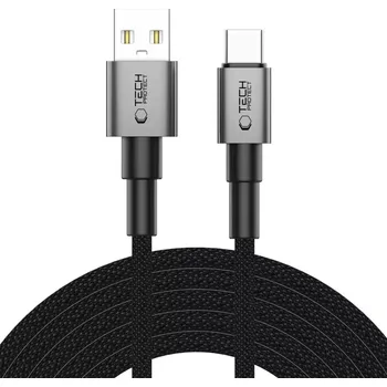 Datový kabel USB-A/USB-C kabel Tech-Protect UltraBoost DNA Type-C 15W/3A 3m Iron Grey