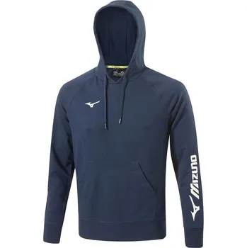 Pánská mikina Pánská sportovní mikina Mizuno Terry Hoodie(M) / Navy Velikost: L