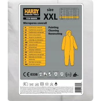 Jednorázový oděv Kombinéza malířská/lakýrnická Hardy velikost L