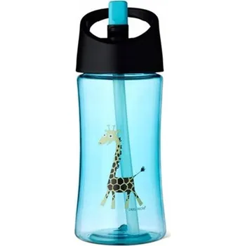 Láhev Lahev Na Pití Carl Oscar transparentní s brčkem 350 ml