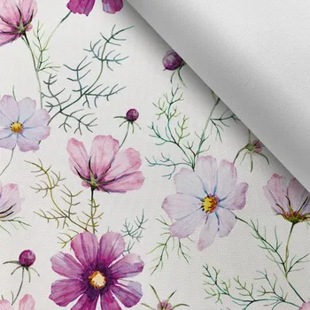 Látka s potiskem kočárkovina TD/NS wild flowers