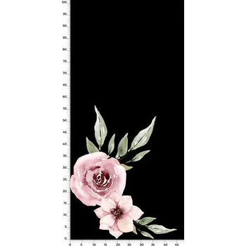 Panel na fusak z kočárkoviny 50x100 v zahradě - černá "A"