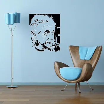 samolepka Sablio Samolepka na zeď: Albert Einstein - 40x60 cm