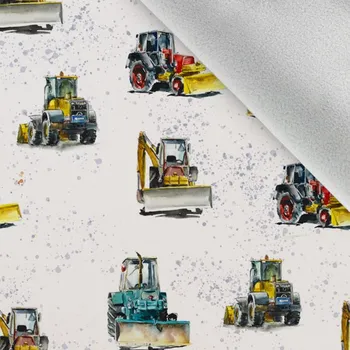 Softshell zimní malované traktory