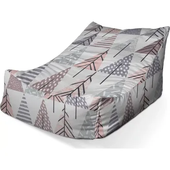 Sedací pytel Sablio Sedací vak Lounge Barevné stromky - 80 x 95 x 50 cm