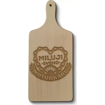 Kuchyňské prkénko Sablio Prkénko Miluji svého motorkáře