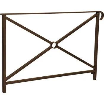 Zábradlí Procity Zábradlí Héritage, délka 1500 mm, jedno madlo, jednoduchý kříž, barva hnědá RAL8017