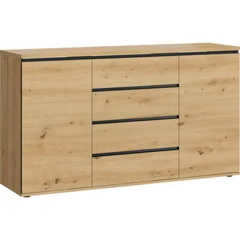 Komoda Široká kombinovaná komoda HERA - dub artisan
