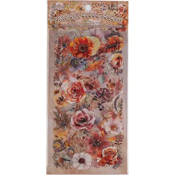 samolepka Průhledné samolepky květin a rostlin