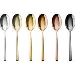 Sambonet Sada 6 nerezových lžiček na espresso, Linear – multicolor 52713XA7