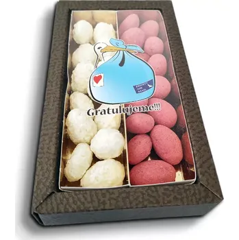 Čokoláda Sablio Mandle v čokoládě Gratulujeme!!! 2 - 2x 80g