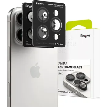 Ochrana objektivů / kamery Ringke Camera Lens Farame Glass 2-Pack iPhone 16 Pro Max / 16 Pro
