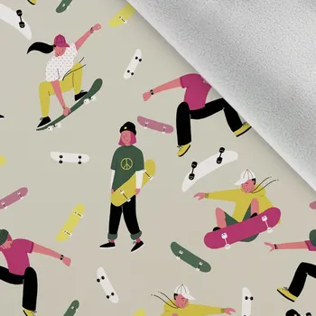 Softshell zimní skejteři žlutí