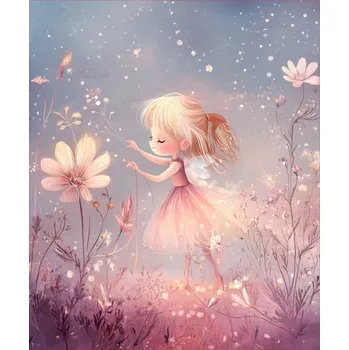 Softshell zimní PANEL 50x60 víla na procházce