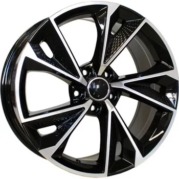 Disk Alu kola Racing Line B1566, 20x9 5x112 ET35, černá + leštění