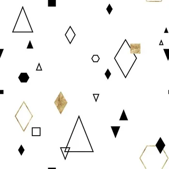 Šusťákovina se zátěrem geometrický vzor - Ponte