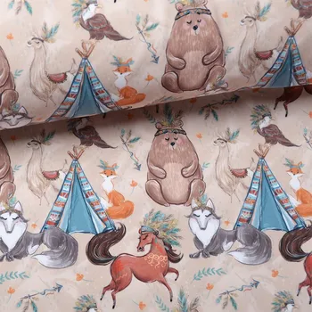 Látka letní softshell indiana boy light brown