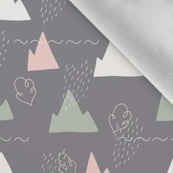 Softshell zimní barevné hory