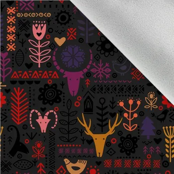 Látka softshell zimní folk deer