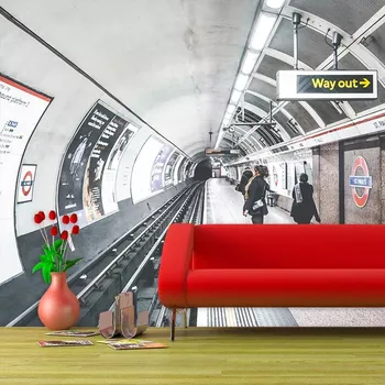 Tapeta Sablio Tapeta Stanice metra - 125x75 cm