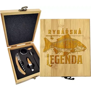 Víno Sablio Dárková sada na víno Rybářská legenda: 147×168×49 mm
