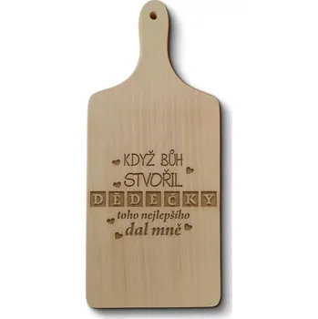 Kuchyňské prkénko Sablio Prkénko Když Bůh stvořil dědečky
